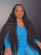 Dorsanee 42 40 38 36 34 32 30 inch Water Wave 13x4 Lace Front Wet and Wavy Human Hair Wig
