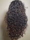 Dorsanee 300 Density Black With Brown Streaks Wand Deep Curls 13x4 Lace Front Human Hair Wigs