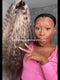 Dorsanee 2024 Limited Exclusive Leopard Color Blonde With Black Straight 13x4 HD Lace Frontal Human Hair Wig