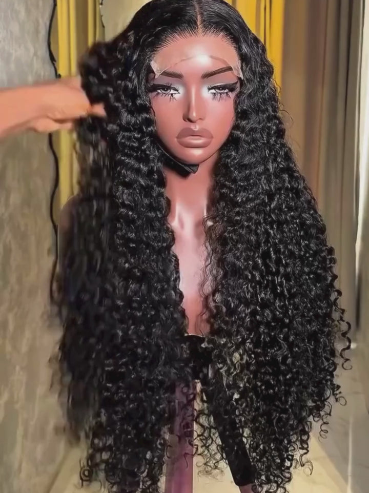 Dorsanee 250 300 Density Burmese Curly 13x4 Lace Front Virgin Human Hair Wigs