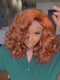 Dorsanee Ginger Orange Mature Short Bob Loose Body Wave Human Hair Wigs