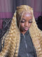 Dorsanee 613 Blonde Deep Wave Curly 13x4 HD Lace Front Human Hair Wigs