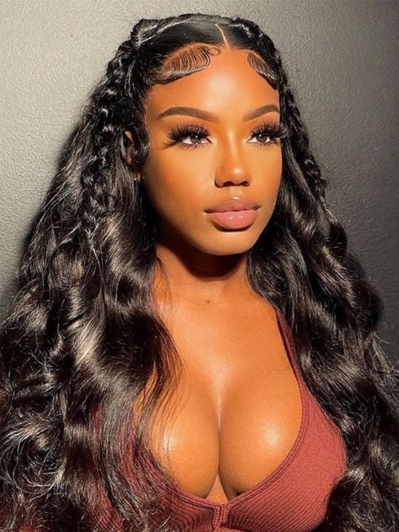 Dorsanee Long Body Wave 13x6 Wigs HD Lace Front Natural Wig Invisible Lace Front Wig For Women Human Hair Wig