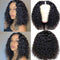 Dorsanee hair jerry curly V part short bob wigs