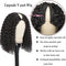 Dorsanee hair jerry curly V part short bob wigs