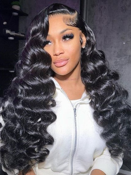 13x4 HD Lace Front Wig Pre-plucked Loose Wave Human Hair Wig - Dorsanee Hair