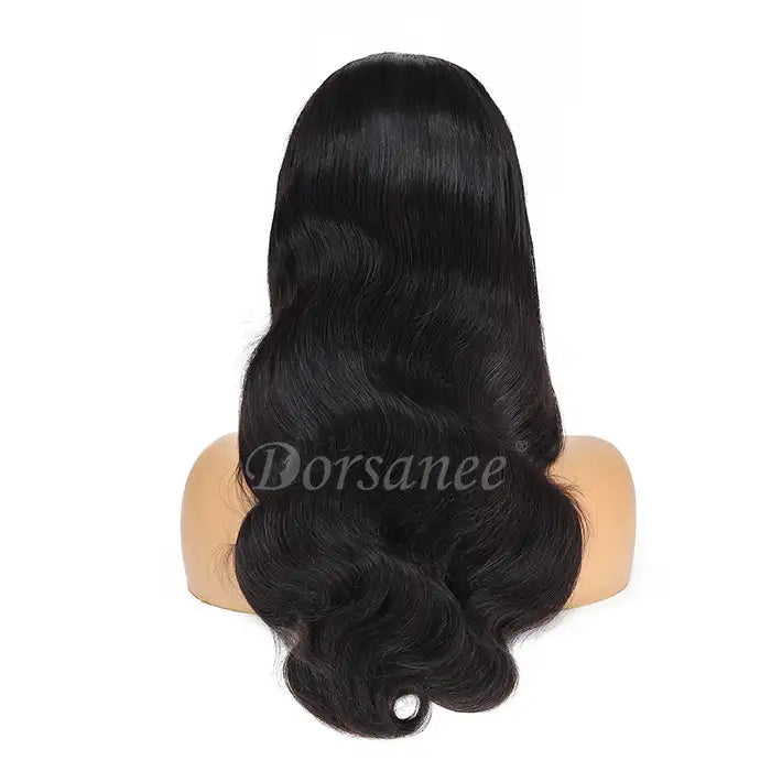 Dorsanee Hair Body Wave 5x5 HD Lace Black Color Wigs Pre Plucked Clear Glueless Lace Wigs Human Hair Online for  black woman