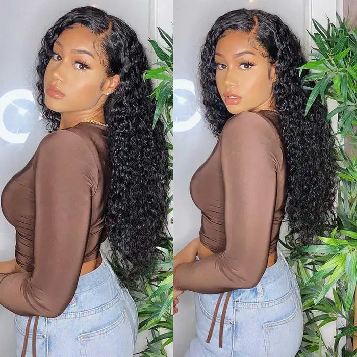 Dorsanee hair jerry curly 5×5 HD lace closure human hair wigs for black girls