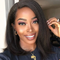 Dorsanee hair kinky stright 13×4 lace front bob wigs