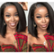Dorsanee hair kinky stright 13×4 lace front bob wigs for black girls