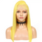 Dorsanee Hair Yellow Color Straight 13x4 Lace Front Wig For Black Women Human Hair Wig