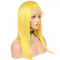 Dorsanee Hair Yellow Color Straight 13x4 Lace Front Wig For Black Women Human Hair Wig