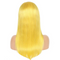 Dorsanee Hair Yellow Color Straight 13x4 Lace Front Wig For Black Women Human Hair Wig