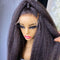 Dorsanee Hair 5x5 Pre Plucked HD Lace Closure Wigs Human Hair Kinky Straight Glueless Lace Natural Black Color for black woman