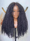 Dorsanee 250 300 Density Fluffy Kinky Curly Coils 13x4 Lace Front Human Hair Wig