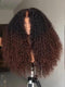 Dorsanee 250 300 Density Fluffy Kinky Curly Coils 13x4 Lace Front Human Hair Wig