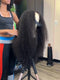 Dorsanee 250 300 Density Fluffy Kinky Curly Coils 13x4 Lace Front Human Hair Wig