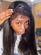 Dorsanee 250 300 Density Seamless Melt Wispy 4C Hair Edges Bone Straight 13x4 Lace Front Human Hair Wigs