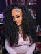 Dorsanee 250 300 Density Tight Kinky Curly 13x4 Lace Front Virgin Human Hair Wig