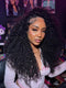 Dorsanee 250 300 Density Tight Kinky Curly 13x4 Lace Front Virgin Human Hair Wig