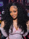 Dorsanee 250 300 Density Tight Kinky Curly 13x4 Lace Front Virgin Human Hair Wig