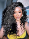 Dorsanee 250 300 Density Tight Spiral Loose Deep Wave Curls 13X4 Lace Front Human Hair Wigs