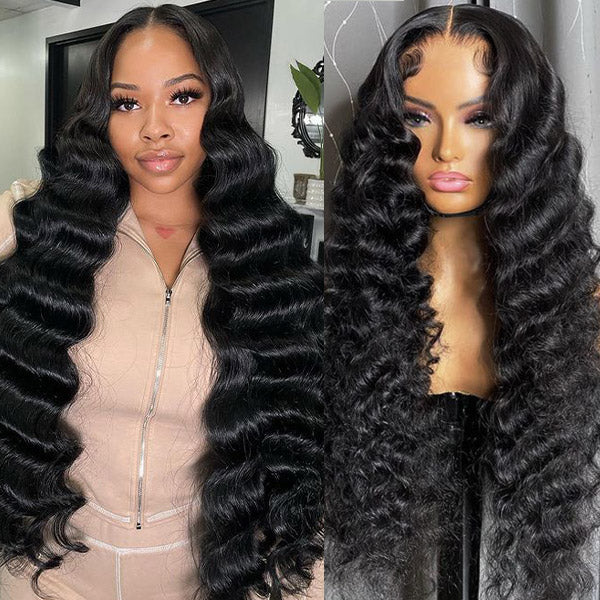 Dorsanee 13x4 HD Lace Front Wig Pre-plucked Loose Wave Human Hair Wig - Dorsanee Hair