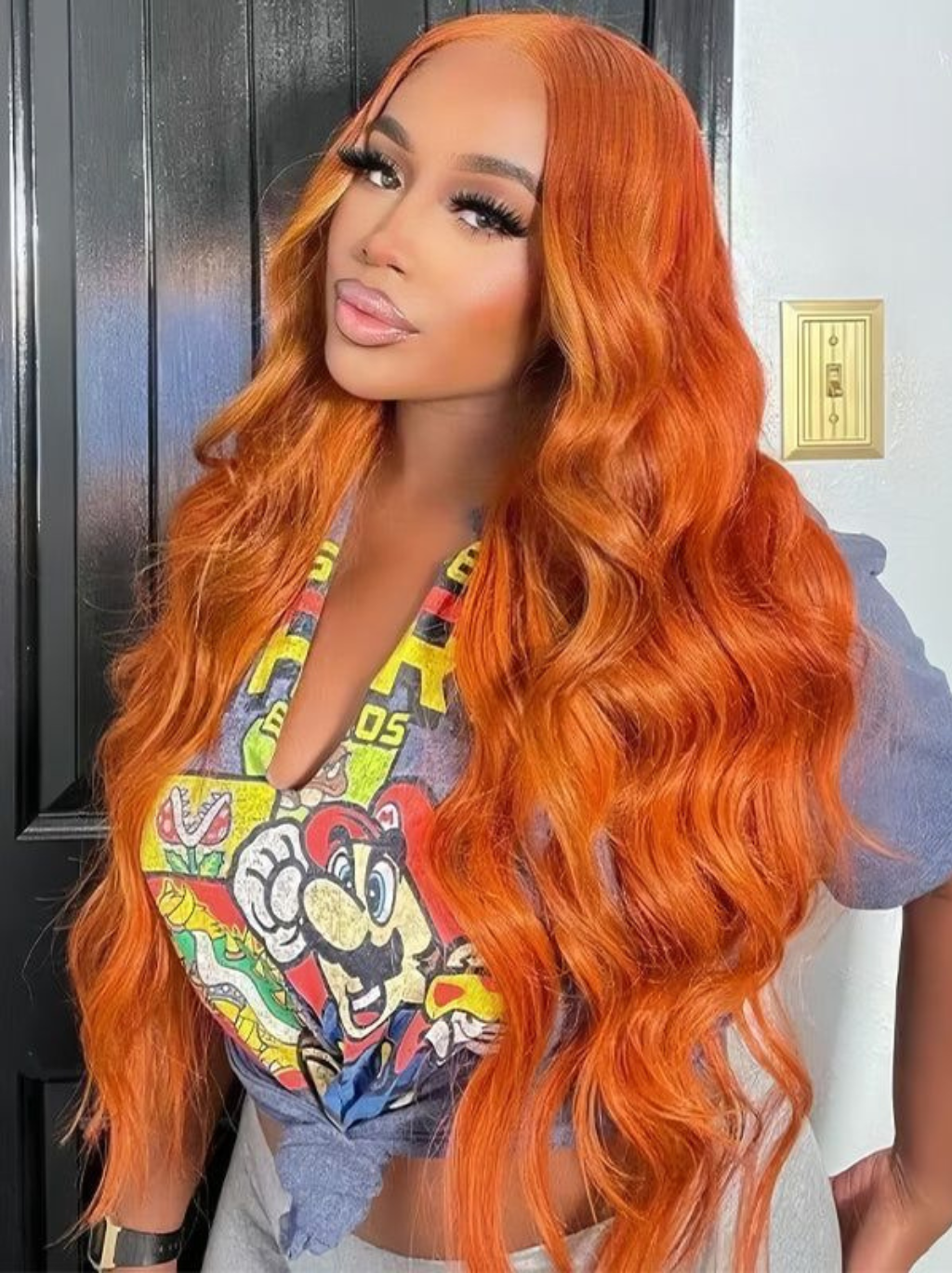 28 Inch = $199 | Dorsanee Balayage Blonde Brown Highlights 13x4 Lace Front Body Wave Hair Wigs