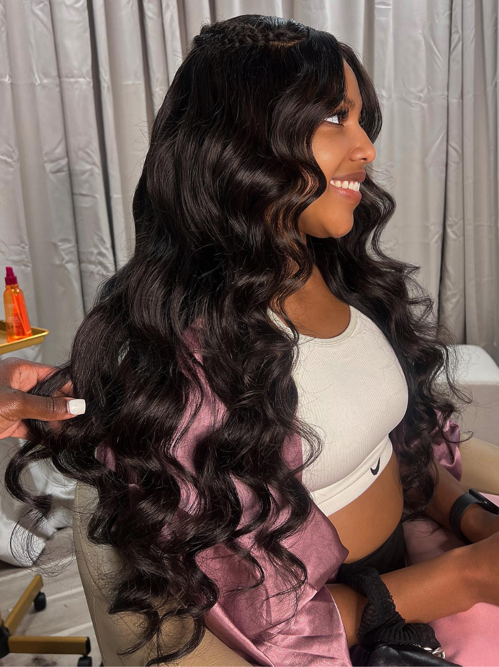 28 Inch = $199 | Dorsanee Balayage Blonde Brown Highlights 13x4 Lace Front Body Wave Hair Wigs