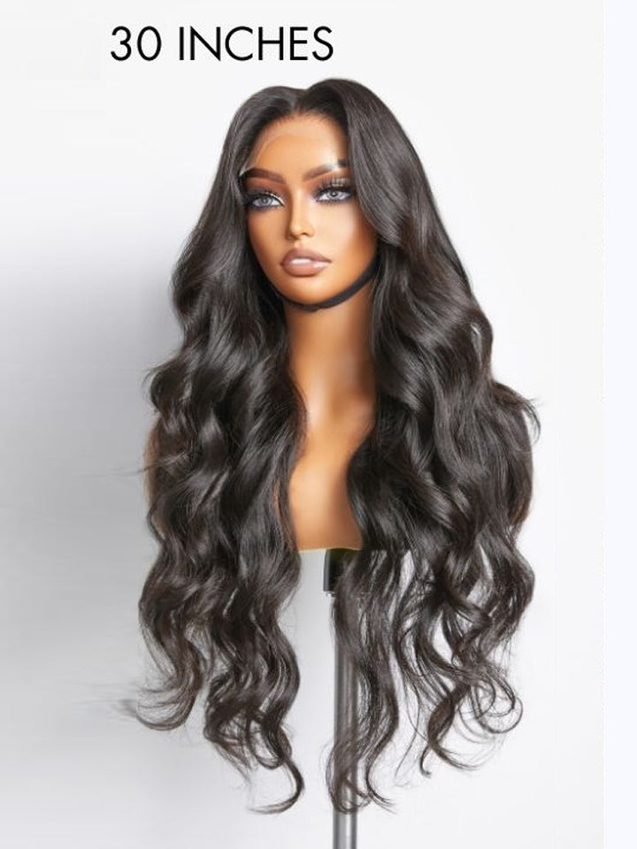 Tiktokers Recommend 180% Density Body Wave HD Lace Frontal Wig Pre Bleached Glueless Wigs
