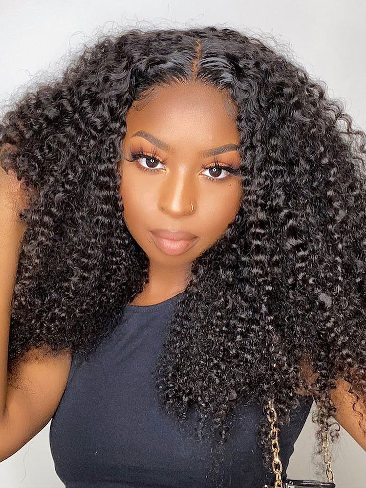 13x4 HD Lace Frontal Curly Wigs Pre Plucked Brazilian Curly Human Hair Wigs With Baby Hair