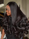 Dorsanee 300 400 Density Straight Hair With Loose Wavy Curls Ends 13x4 Lace Front Human Hair Wig