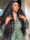 Dorsanee 300 400 Density Water Wave 13x4 Lace Front Virgin Human Hair Wig