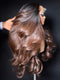 Dorsanee 300 Density Natural Black Roots Soft Chocolate Brown Ombre 13x4 Lace Front Human Hair Wig