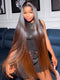 Dorsanee 30 32 34 36 38 40 42 inch Red Brown Blonde Highlights 13x4 Lace Front Human Hair Wigs