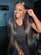 Dorsanee Knee Length  Wigs 42 40 38 36 34 32 30 inch Buss Down Bone Straight 13x4 Lace Front Human Hair Wig