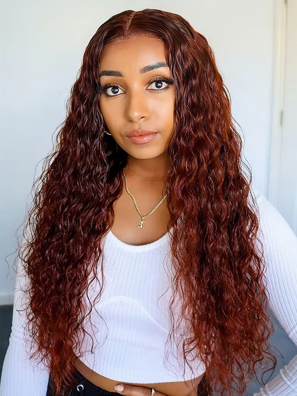 33_Reddish_Brown_Color_Water_Wave_13x4_HD_Lace_Front_Wigs_Human_Hair_Pre_Plucked