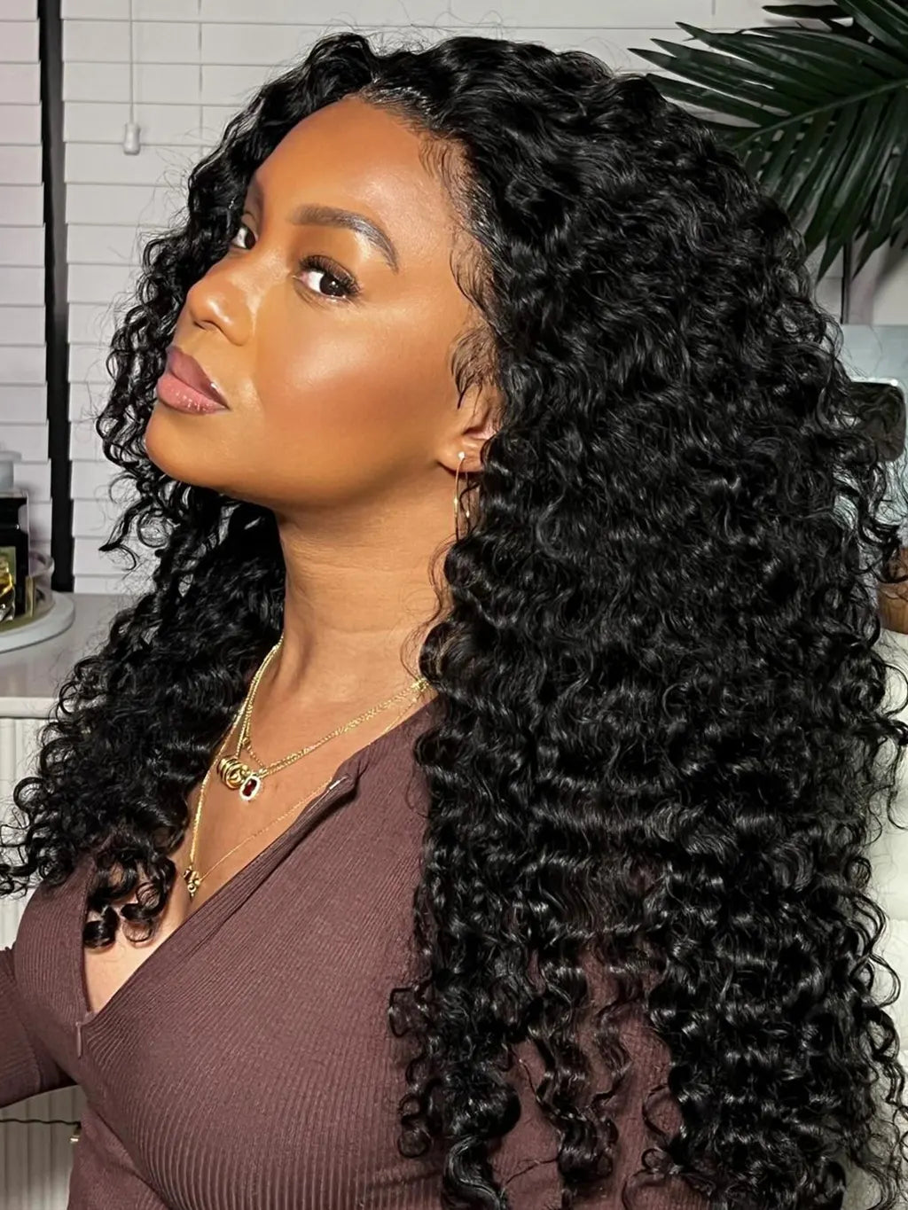 360_Wig_Kinky_Curly_Invisible_Adjustable_Strap_Wig_Human_Hair_Gluless_360_Lace_Frontal_Wigs