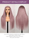 Dorsanee Pink Purple Lavender Color 13x4 Lace Front Wigs Human Hair