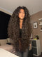 Dorsanee 42 40 inch Long Knee Length Spanish Loose Curls 13x4 Lace Front Human Hair Wigs
