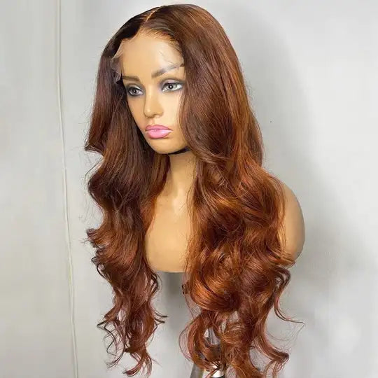 Dorsanee hair body wave 13x4 5x5 brown HD lace front wig for black girls