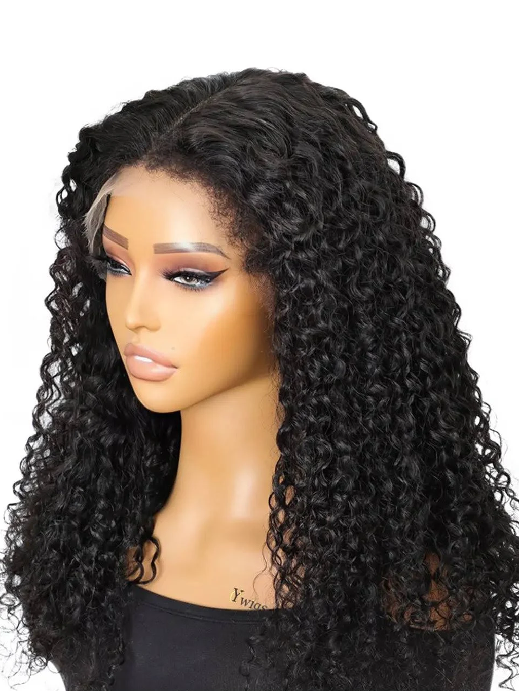 4C_Natural_Edges_Curly_Free_Parting_Invisible_Lace_Front_Wig_With_Kinky_Baby_Hairline