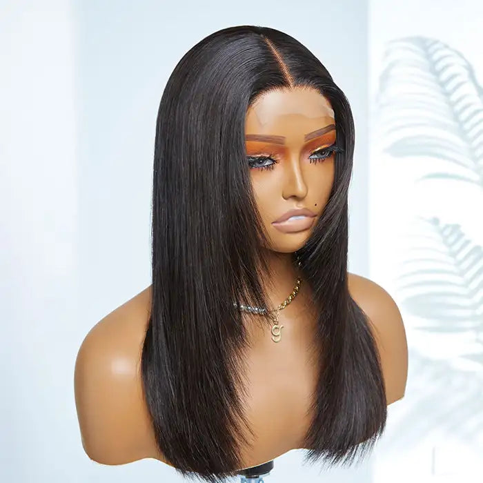 Dorsanee Hair 5x5 Transparent Lace Closure Butterfly Haircut Straight Layered Wig for black woman