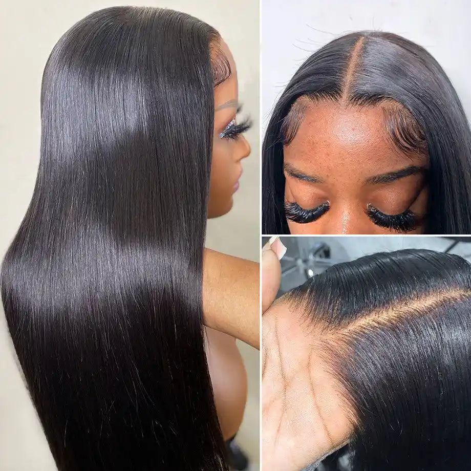 Dorsanee Hair Wear & Go Straight Glueless Wigs 6x4 Lace Pre Plucked Lace Closure Wig for black woman
