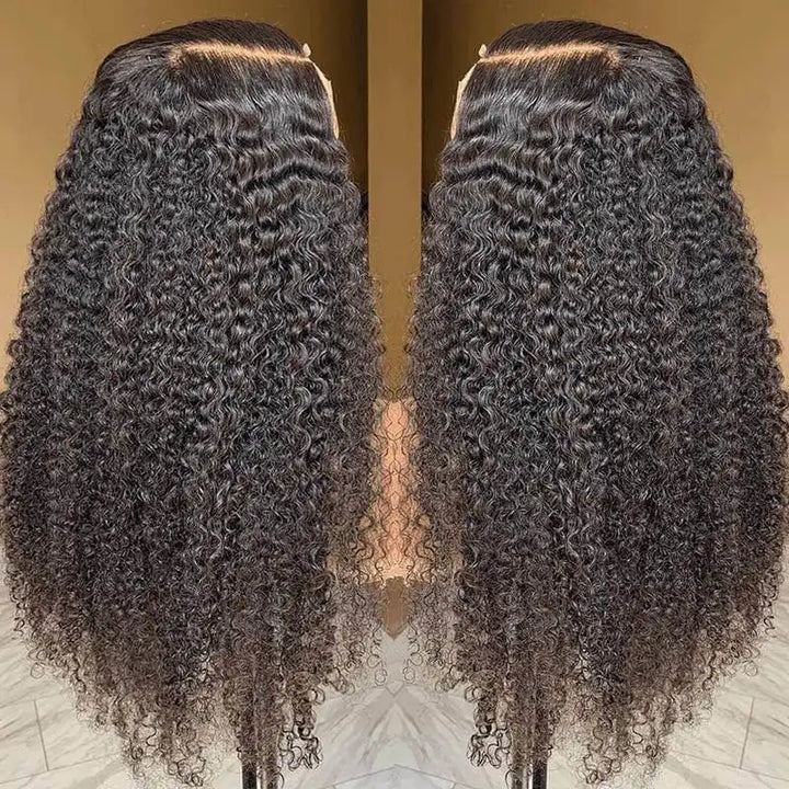 Dorsanee Hair Glueless Pre-Cut HD Lace Wig Wear & Go Kinky Curly Human Hair Wig with Breathable Cap Beginner Friendly for woman