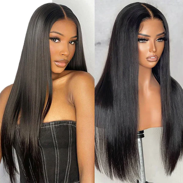 Dorsanee Hair Straight 360 HD Lace Wigs Undetectable Lace Wigs With Natural Hairline Human Hair Wigs