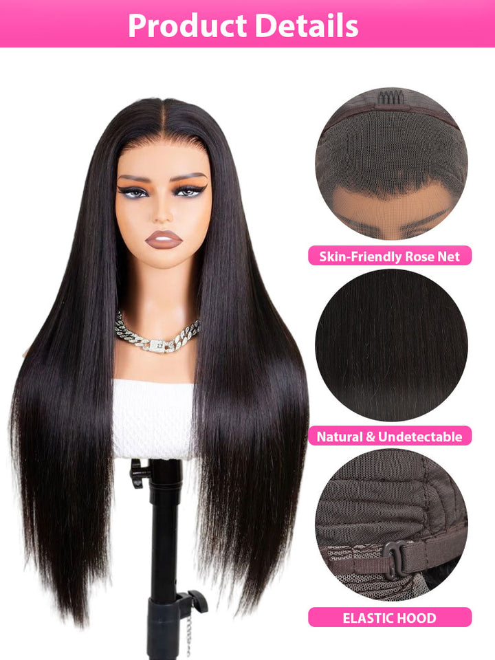 Dorsanee Straight 13x4 Transparent HD Lace Frontal Brazilian Wigs Human Hair Wig