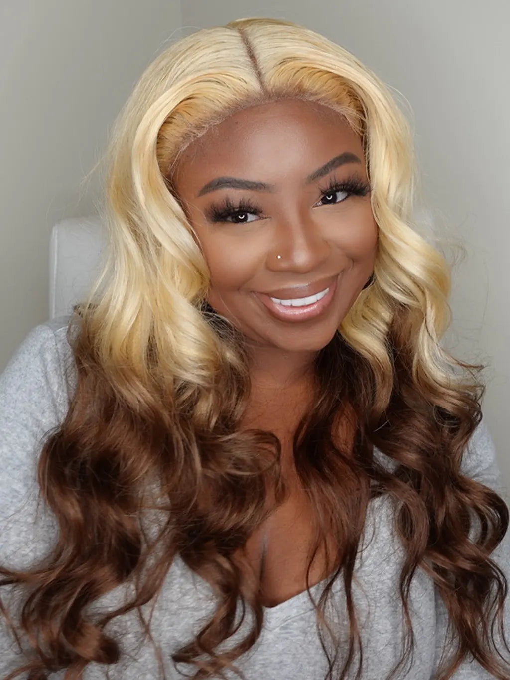 613_Ombre_Hair_Color_With_Brown_Body_Wave_13x4_Hd_Lace_Front_Wig_Pre_Plucke_Blonde_Ombre_Human_Hair_Wigs