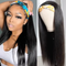Dorsanee Hair Straight Headband Wig Human Hair Wigs For Black Women