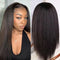 Dorsanee Hair 5x5 Pre Plucked HD Lace Closure Wigs Human Hair Kinky Straight Glueless Lace Natural Black Color for black woman